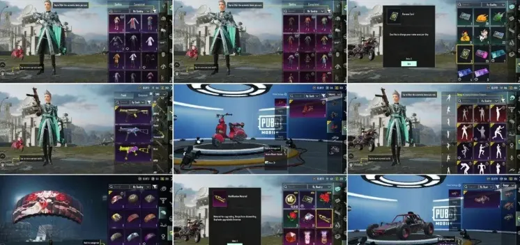 PGM557 Glacier M416 Lvl 4, Platinum Asia, Crew Fashion, 7 Mythic Sets, Multiple Weapon Skins (G)